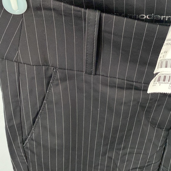 #133-Bebe Ava trouser striped pants - Picture 7 of 9